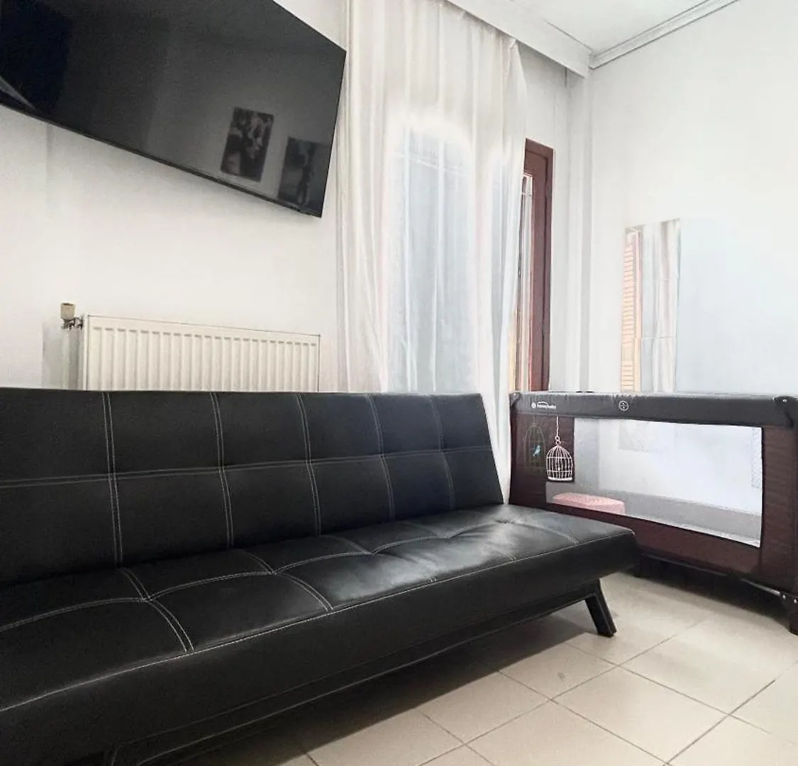 95Sqm 7Min Center 2Bedroom Gas Heating Marble Wc 2 Smarttv Selanik 0*,
